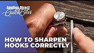 How To Sharpen Hooks Correctly – Carp Fishing Quickbite