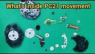 What’s inside Hattori Quartz Watch Movement PC21.