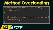 Method Overloading in Java