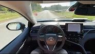 2024 Toyota Camry XSE 4 Cylinder POV Test Drive