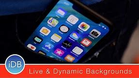 Hands on with the iPhone X Exclusive Dynamic & Live Wallpapers