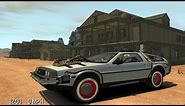 Grand Theft Auto IV - Back To The Future Delorean Time Machine (MOD) HD