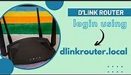 D'link Router Login using dlinkrouter.local Web Address