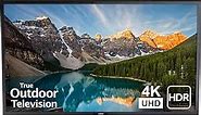 SunBrite Veranda 2 Series 55-inch Full Shade Outdoor TV | 4K Ultra HD HDR LED Weatherproof Television - Direct Lit LED Screen with All-Weather Remote (SB-V-55-4KHDR-BL)