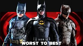 All 25 Live-Action Batsuits Ranked from Worst to Best - (Includes Flash 2023)