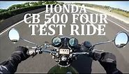 Honda CB 500 Four (1973)| Test Ride Completo