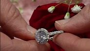 Gabriel & Co. 14 Karat Halo Diamond Engagement Ring