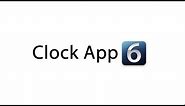 iOS 6: Clock App