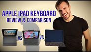Apple iPad Keyboard Review - Compared to Logitech Rugged and Slim Folio Keyboards