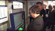 CBP Global Entry Program - DHS Secretary Uses Kiosk