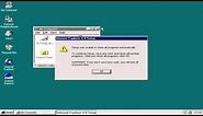 Installing Internet Explorer 4 on Windows 95