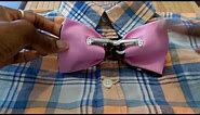 How to Apply a Clip on Bow Tie!
