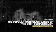 100 Popular Hair (Glam) Bands of the 80s - Complete List - Pick Up The Guitar