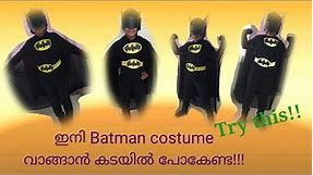 Batman Costume DIY/Easy kid's fancy dress ideas