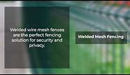 Welded Mesh Fencing