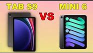 Samsung Galaxy Tab S9 vs iPad Mini 6