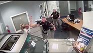 Man crashes into police station playing "Welcome to the Jungle" but you can actually hear the song