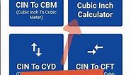 How To Calculate Cubic Inch | Cubic Inch Calculator