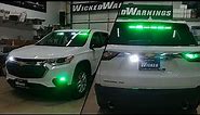 2020 Chevy Traverse Security White and Green Emergency Lights