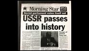 26th December 1991: The USSR formally dissolved