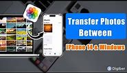 How to Transfer Photos Between iPhone 14 & Windows PC | 3 Ways Without iTunes
