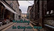 Walking in Hay on Wye 4K