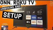 ONN. Roku TV Unboxing and Setup