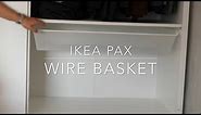 Ikea Komplement wire basket