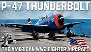 P-47 THUNDERBOLT | WWII Fighter Aircraft, Nicknamed the "Jug" | Upscaled Documentary
