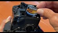 How to insert and remove a CF card from a Canon EOS 5D SLR Camera