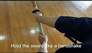 KENDO Lessons: How to properly hold and use your Shinai