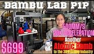 500mm/s Bambu Lab P1P 3D printer: Another atomic bomb to the 3D printing industry, In-depth review
