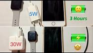 iPhone 8 Plus - 5W Charger vs 30W Fast Charger (Speed Test)