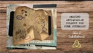 How to add an AMAZING Antiquarian Fold out to a Junk Journal!