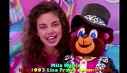 Mila Kunis Lisa Frank Commercial!