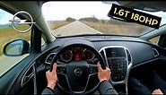Opel Astra J 1.6Turbo 180HP | POV Test Drive (60FPS)