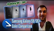 Samsung Galaxy S9 & S9+ Color Comparison