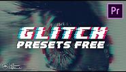 FREE Glitch Transition Presets for Premiere Pro [Glitch Effect]