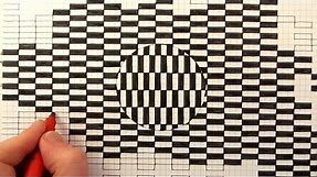 How to Draw a Moving Optical Illusion