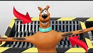 Experiment Shredding Stretch Scooby Doo Toy Satisfying | The Crusher