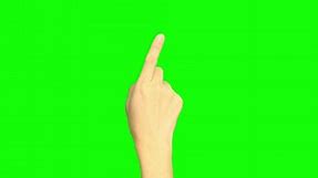 Download Hand, green screen, hand on green background for free