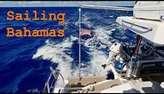Sailing Bahamas, Crossing the Gulf Stream, Leopard 50 Catamaran, 1/4