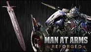 Optimus Prime's Sword -Transformers: The Last Knight - MAN AT ARMS