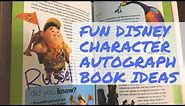 Fun Disney Character Autograph Books