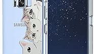 OEURVQO for Galaxy S8 Plus Samsung S8 Plus Case Clear Cute Cat Pattern Cartoon Animal Soft TPU Shockproof Bumper Anti-Scratch Protective Phone Case for Samsung Galaxy S8 Plus (Cats)