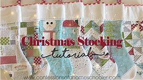 Easy Christmas Stocking Tutorial