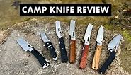 7 Camp knife review | easy best hiking camping backpacking recipes