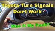 Toyota Turn Signals Not Working - Diagnosis and Repair