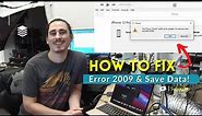 How to fix iPhone Error 2009 & Save Your Data! (iPhone 12 Pro Max Solution Only)