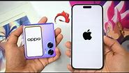 OPPO Find N2 Flip vs Apple iPhone 14 Pro Max - SPEED TEST!